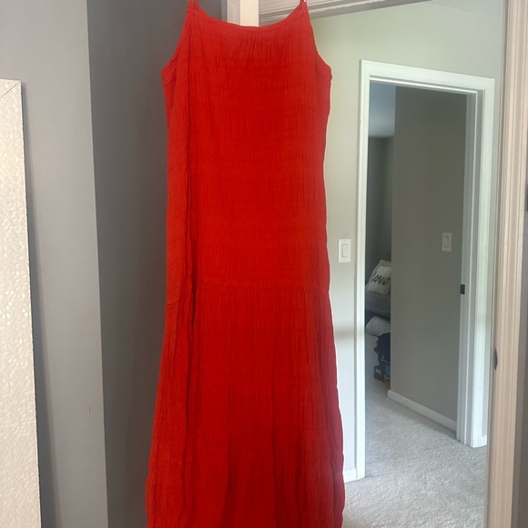 BB Dakota by Steve Madden Vibrant coral Maxi Dress - Picture 4 of 5